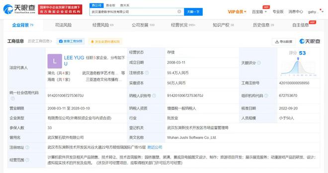 网易入股武汉渲奇科技，深化游戏研发生态布局